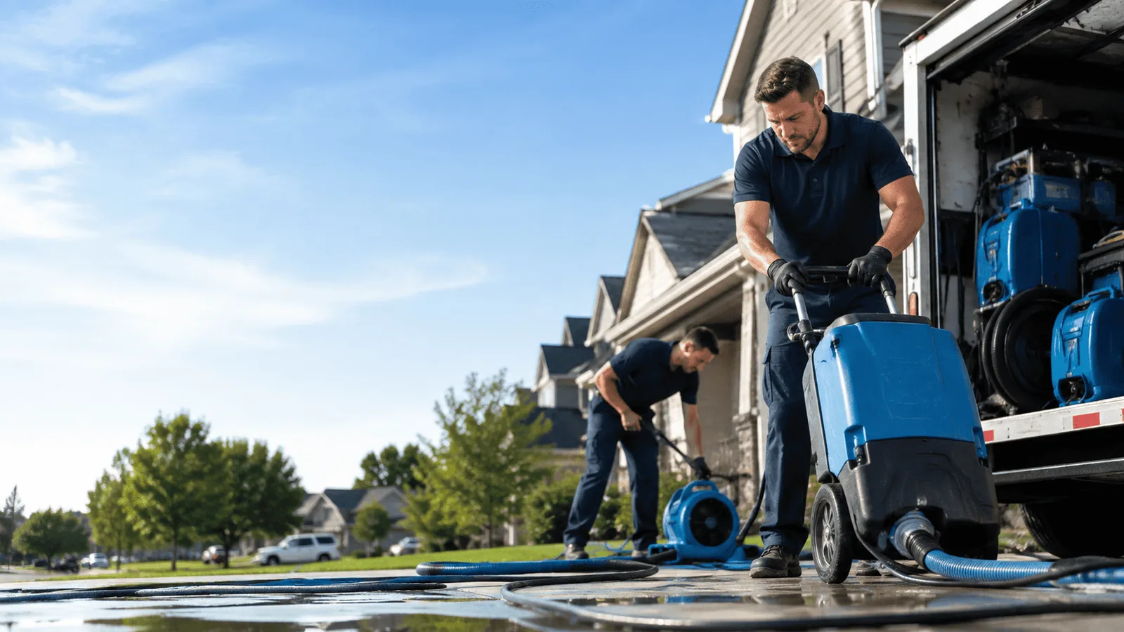 Dehumidification being performed in Tumwater, WA
